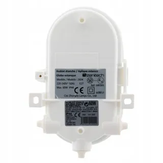 ZENITECH Ovale Buitenlamp Tuin Terras Wit E27 IP44 — miniatuur 6