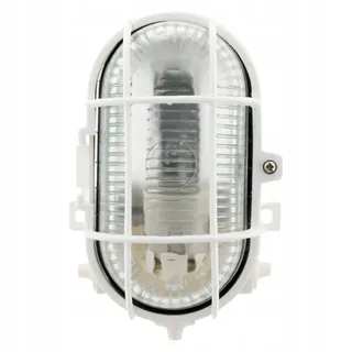 ZENITECH Ovale Buitenlamp Tuin Terras Wit E27 IP44 — miniatuur 1