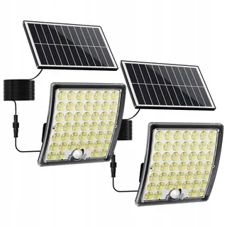 RIXGLEAM Solar Buitenlampen met Bewegingssensor Waterdicht 2 Stuks — miniatuur 1
