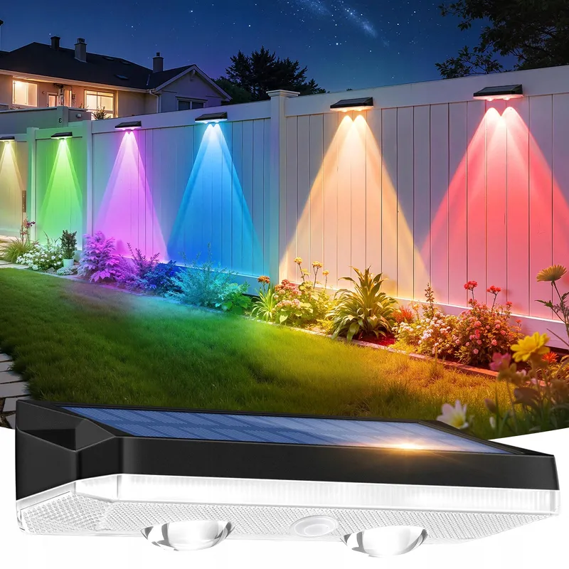 VIIIVA Solarlamp Buiten RGB Tuin Balkon Terras 13 Kleuren IP65 — foto 2