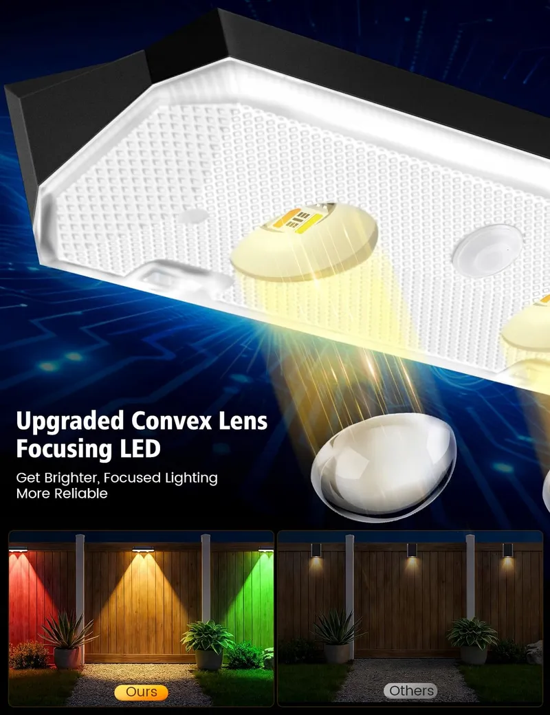 VIIIVA Solarlamp Buiten RGB Tuin Balkon Terras 13 Kleuren IP65 — foto 5