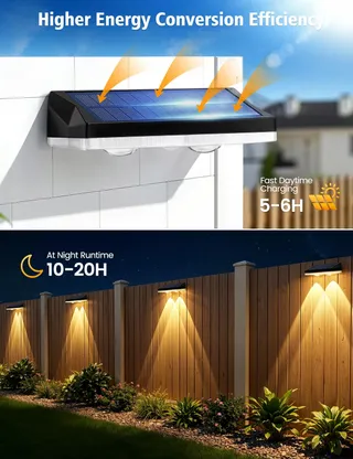 VIIIVA Solarlamp Buiten RGB Tuin Balkon Terras 13 Kleuren IP65 — miniatuur 4