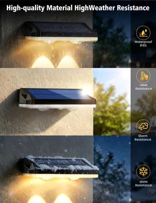 VIIIVA Solarlamp Buiten RGB Tuin Balkon Terras 13 Kleuren IP65 — miniatuur 6