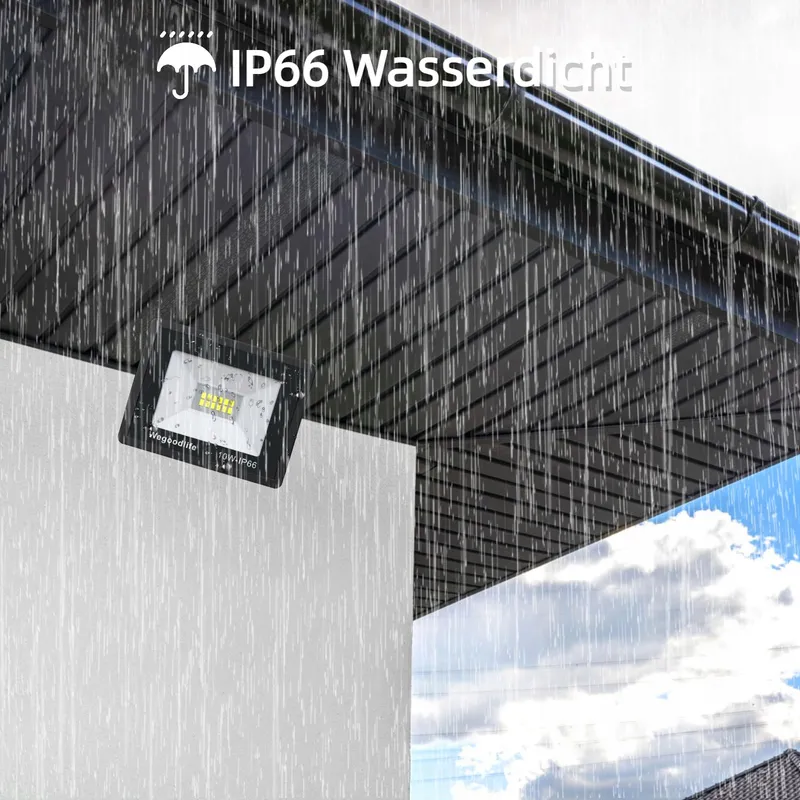WEGOODLIFE LED Schijnwerper Buiten Fel Warmwit Garage IP66 — foto 5