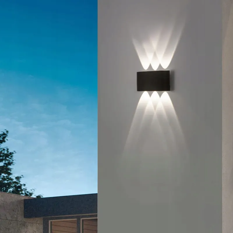 FUPE LED Wandlamp Binnen Buiten Up-Down Zwart Neutraalwit IP65 — foto 8