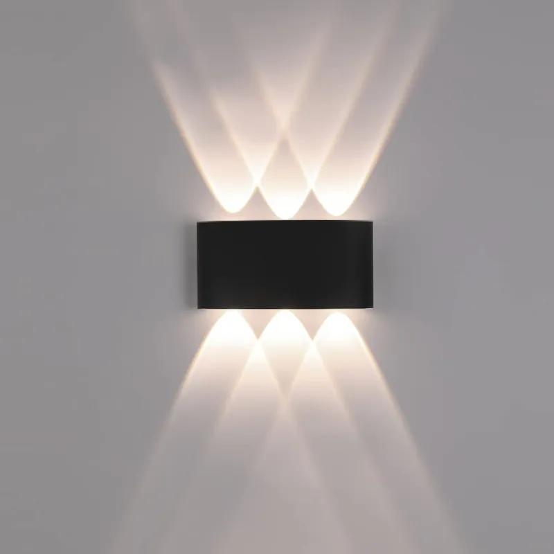 FUPE LED Wandlamp Binnen Buiten Up-Down Zwart Neutraalwit IP65 — foto 7