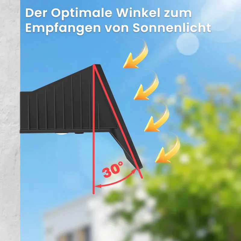 DELAIGLOW Solar Buitenlampen Up Down Warmwit Waterdicht 6x IP67 — foto 4
