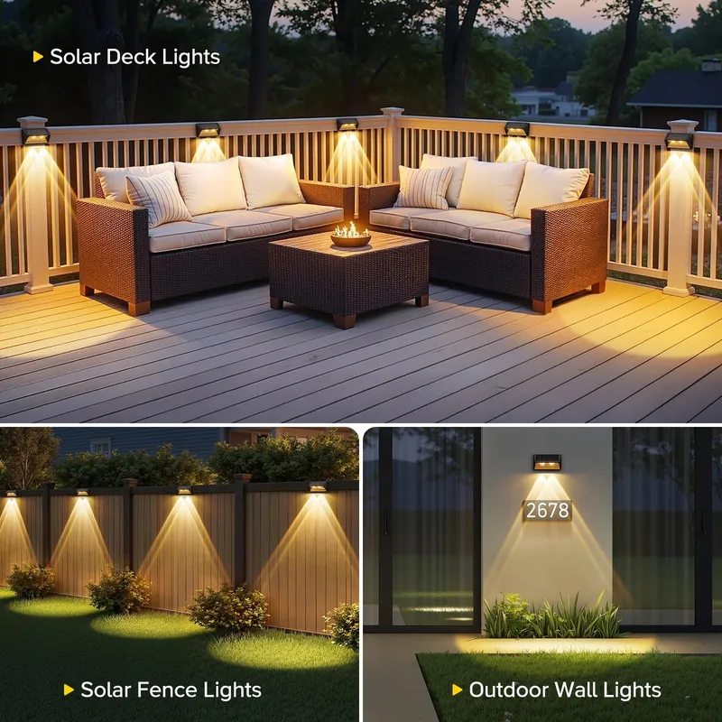 RECHOO Solarlampen Super Fel Tuin Terras 6 Stuks IP65 — foto 7