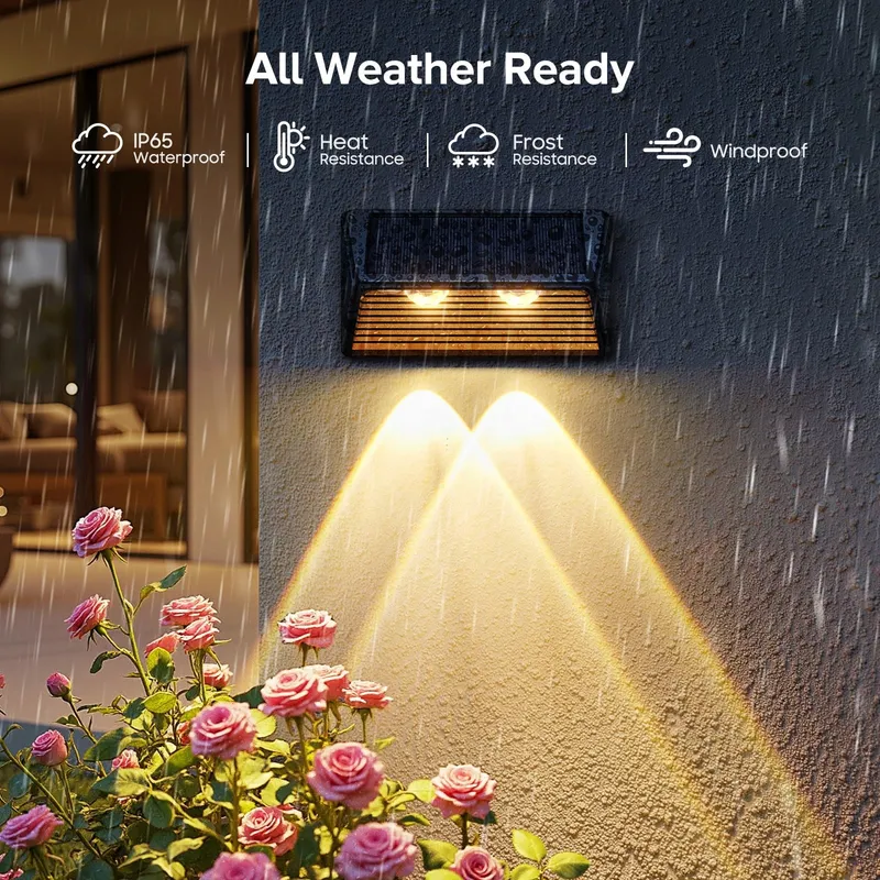 RECHOO Solarlampen Super Fel Tuin Terras 6 Stuks IP65 — foto 6