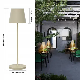 K-BRIGHT LED Tafellamp Oplaadbaar Dimbaar Binnen Buiten — miniatuur 5