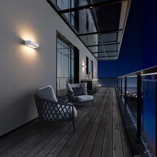 K- LED Buitenwandlamp Waterdicht Tuin Terras Wit 18W IP65 — miniatuur 7