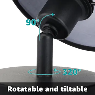K-BRIGHT Plafondspot Verstelbaar Zwart Aluminium Rond E14 2 Stuks — miniatuur 4