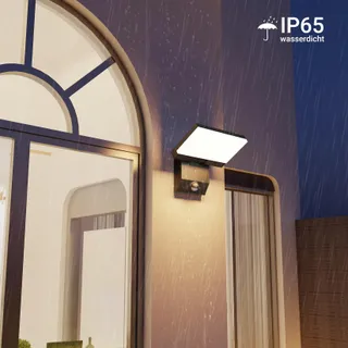 K-BRIGHT LED Buitenlamp Bewegingsmelder Draaibaar 24W IP65 — miniatuur 5