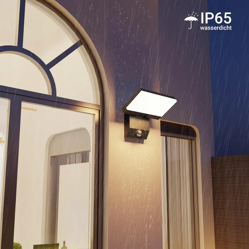 K-BRIGHT LED Buitenlamp Bewegingsmelder Draaibaar 24W IP65 — foto 5