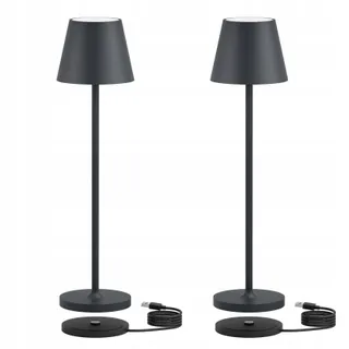 K-BRIGHT LED Tafellamp Oplaadbaar Waterdicht Mini USB 27,5cm IP54 — miniatuur 1