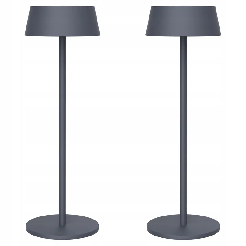 K-BRIGHT Set 2 LED Tafellampen Oplaadbaar Waterdicht 3000K — foto 1