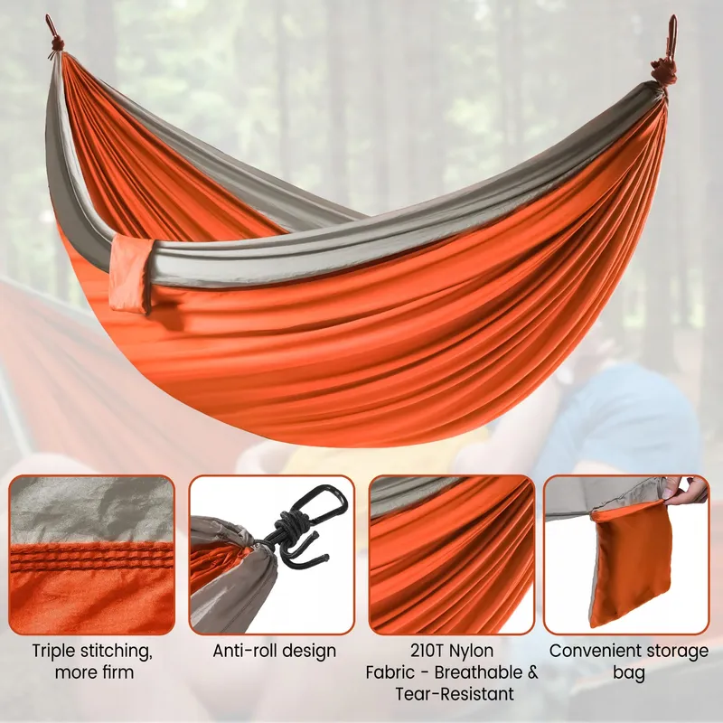 SANCE Hangmat XXL 2 Personen Opvouwbaar Ultralicht 300x200cm 300kg — foto 3