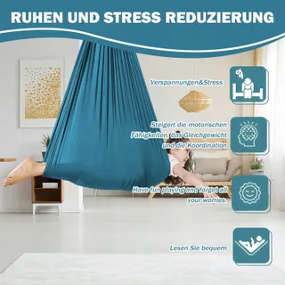 REDKNOT Aerial Yoga Hangmat Schommel Set Donkergroen — miniatuur 2