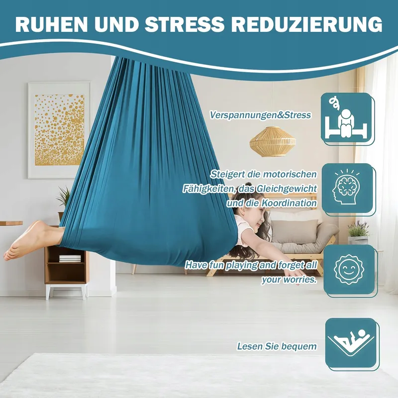 REDKNOT Aerial Yoga Hangmat Schommel Set Donkergroen — foto 2
