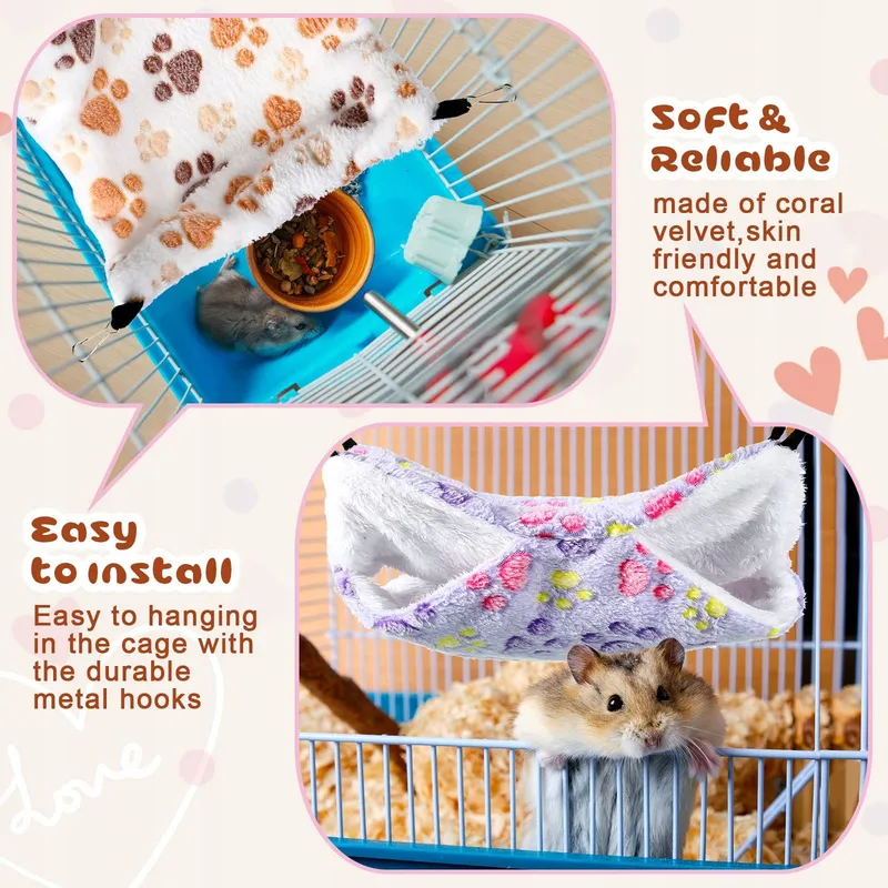 NAMALU Hangmat Cavia's Fretten Fleece Warm Zacht 4 Stuks — foto 5
