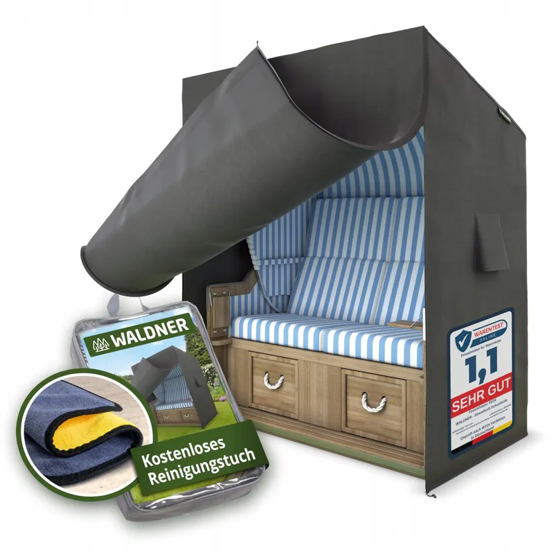WALDNER Hoes Strandmand Waterdicht Ademend UV 120x90x160 — foto 1