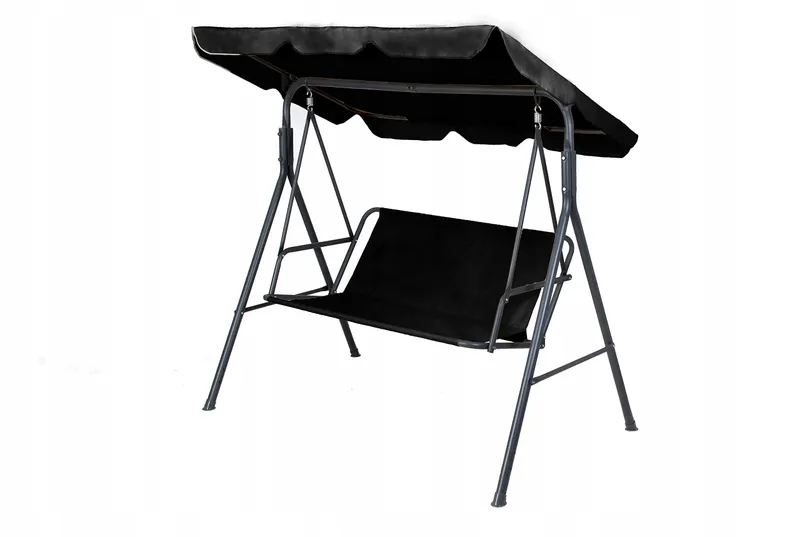 PETELA Schommelhoes Zwart Voor Zitting Tuin 113x47x47cm — foto 6