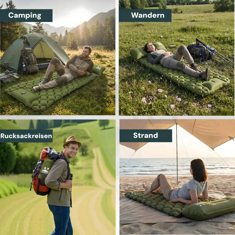 VALEHOWL Opblaasbare Campingmat Ultralicht Waterdicht 4 Seizoenen 800g — foto 6