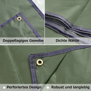 AZARXIS Hangmat Tarp Camping Waterdicht 1.5x2.2m — miniatuur 3