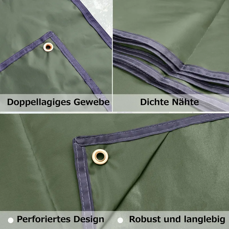 AZARXIS Hangmat Tarp Camping Waterdicht 1.5x2.2m — foto 3