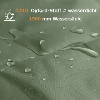 AZARXIS Hangmat Tarp Camping Waterdicht 1.5x2.2m — miniatuur 4