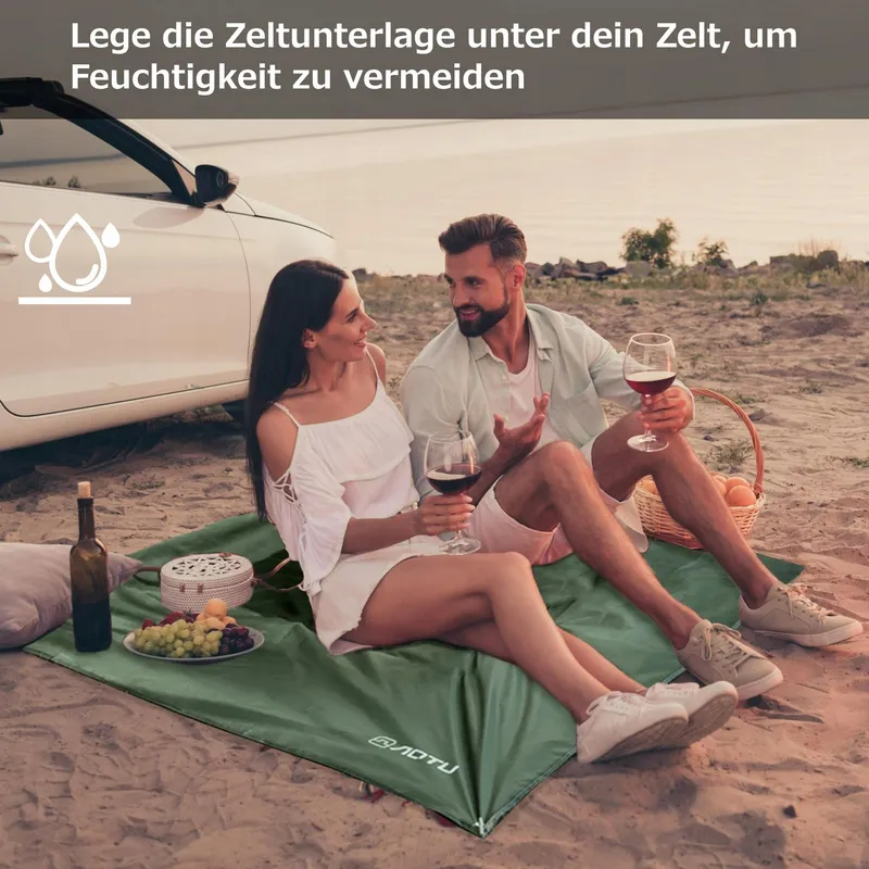 AZARXIS Hangmat Tarp Camping Waterdicht 1.5x2.2m — foto 7
