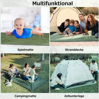 AZARXIS Hangmat Tarp Camping Waterdicht 1.5x2.2m — miniatuur 8