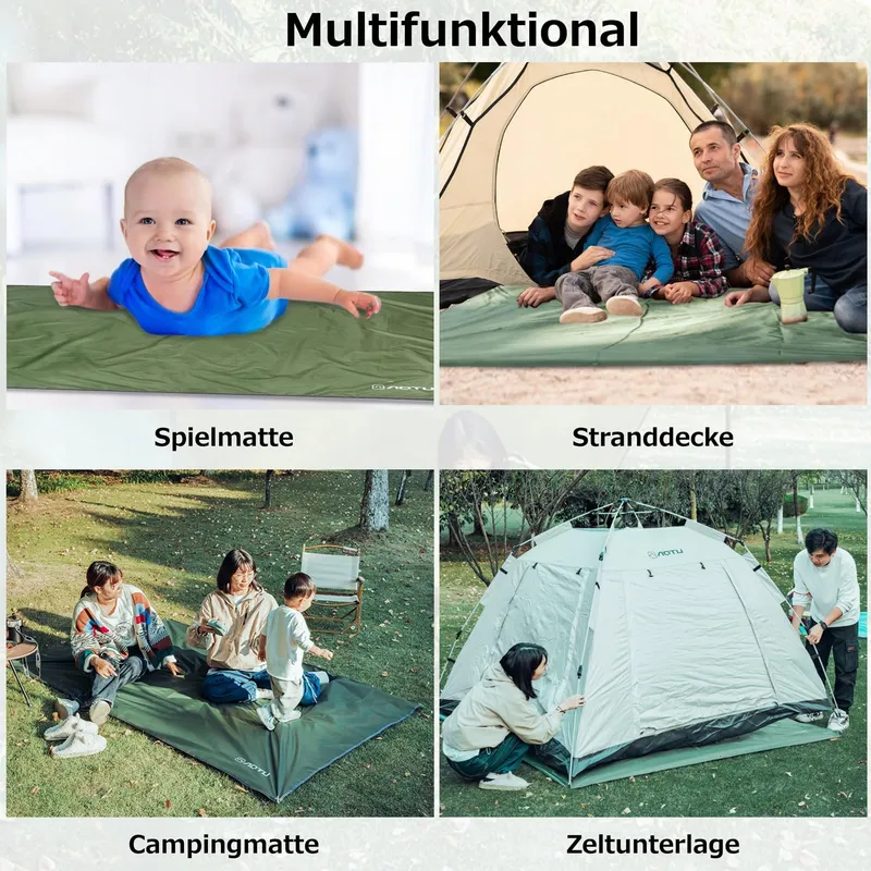 AZARXIS Hangmat Tarp Camping Waterdicht 1.5x2.2m — foto 8