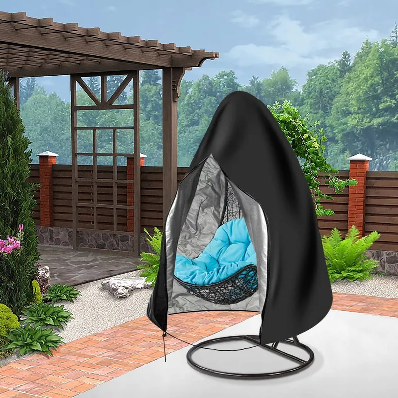 GUNOLYE Hangstoelhoes Waterdicht UV 420D Zwart 190x115cm — foto 7