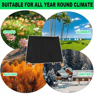 JXXPGG Tuinschommelhoes Waterdicht UV 600D 200x140x180cm — miniatuur 7