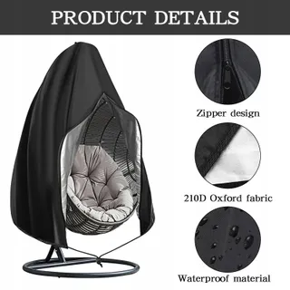 HUANMIN Hangstoelhoes Waterdicht 170x115cm Buiten — miniatuur 3