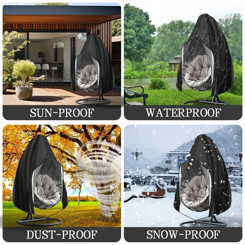 HUANMIN Hangstoelhoes Waterdicht 170x115cm Buiten — foto 7
