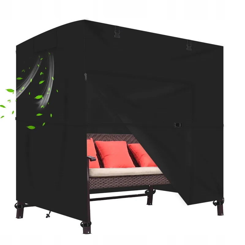 JXXPGG Schommelhoes Meerpersoons Waterdicht UV 221x153x183cm — foto 1