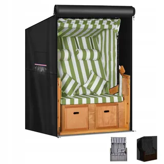 LAMUNI Hoes Strandmand Waterdicht Met Ventilatie 120x90x160cm — miniatuur 1