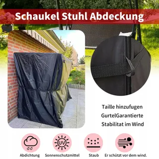 KRRRSJDJ Schommelhoes Waterdicht Windbestendig 215x160x170cm — miniatuur 4