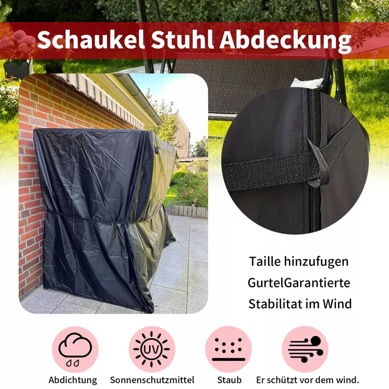 KRRRSJDJ Schommelhoes Waterdicht Windbestendig 215x160x170cm — foto 4