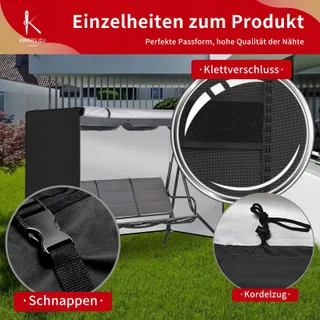 KRRRSJDJ Schommelhoes Waterdicht Windbestendig 215x160x170cm — miniatuur 6