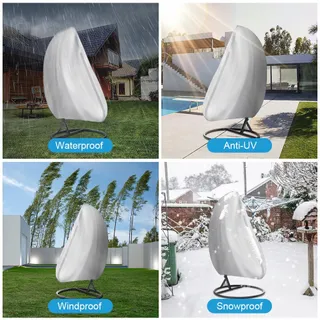 OFFCUP Beschermhoes voor Hangstoel Waterdicht 190x115cm — miniatuur 9