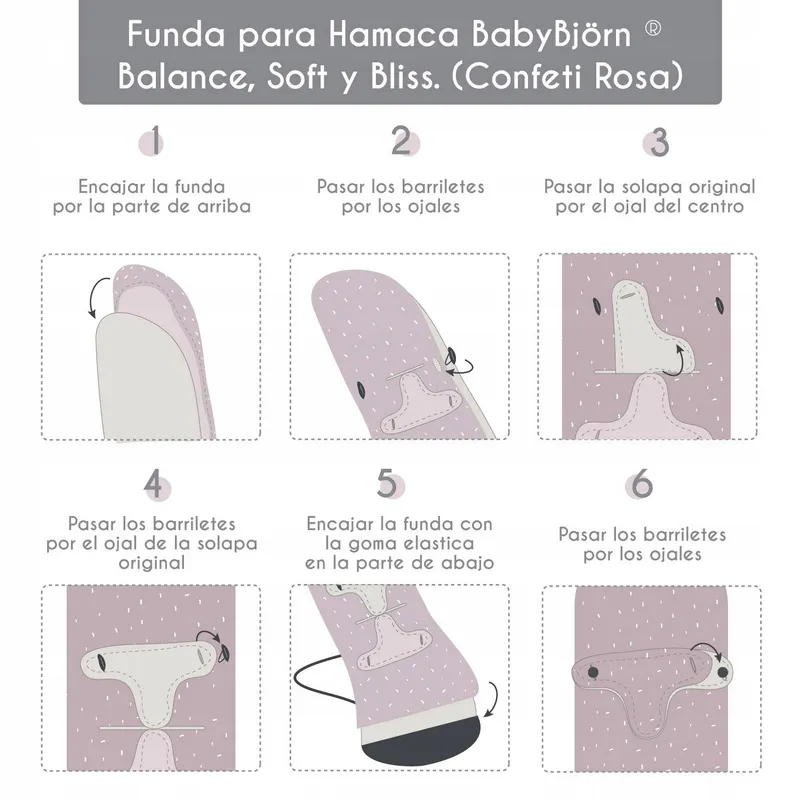 BABYLINE HAGRIS Hangmathoes Piqué Grijs Unisex Katoen Zacht — foto 6