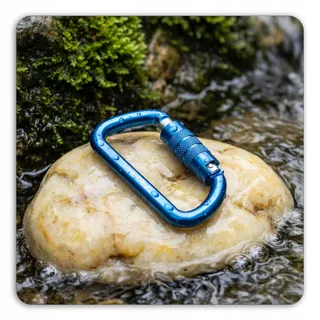 FRESKARO Aluminium Karabijnhaak Auto-Lock 1224kg Schommel Yoga Camping — miniatuur 7
