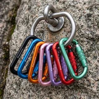 FRESKARO Aluminium Karabijnhaak Auto-Lock 1224kg Schommel Yoga Camping — miniatuur 8