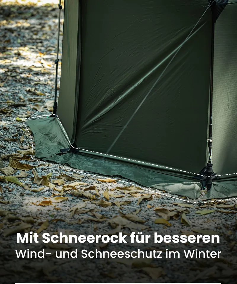 ONETIGRIS TEGIMEN Wintertent Warm Waterdicht Survival Camping 3000mm — foto 8