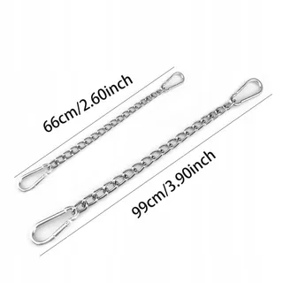 FADERR Ketting Hangmat Tuinschommel RVS Zwart 66cm — miniatuur 2
