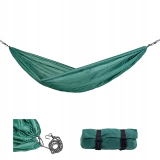 AMAZONAS Hangmatset Travel Jungle Licht Touw Haak 275x140cm — miniatuur 1