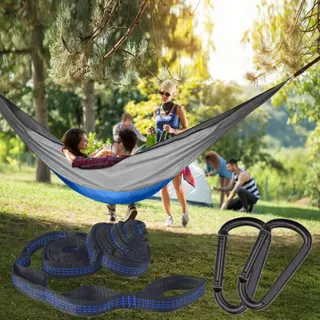 EUREKORA Bevestigingsset Hangmat Karabijnhaken Boom Camping 2m — miniatuur 4